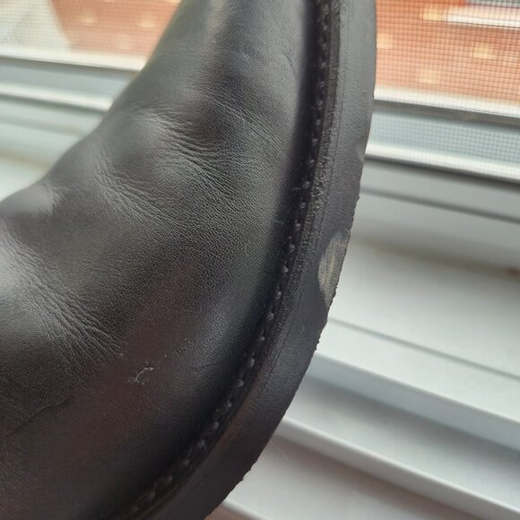 Black Leather Women's Boots - Picture 14 of 14